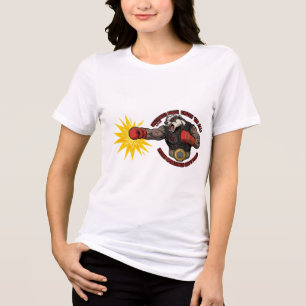 Camiseta Triblenda Lucha Cibernética No Autorizada Graph Tejón