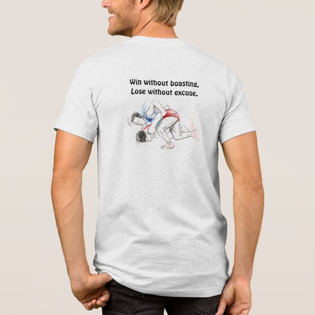 Camiseta Triblenda Lucha Ganar/Perder  (Reverso )