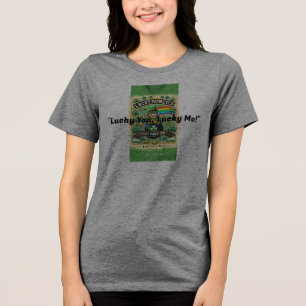 Camiseta Triblenda Lucky Clover St. Patrick's Day T-Shirt - Irlandés