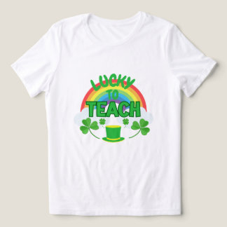 Camiseta Triblenda Lucky to Teach – St. Patrick’s Day Teacher T-Shirt