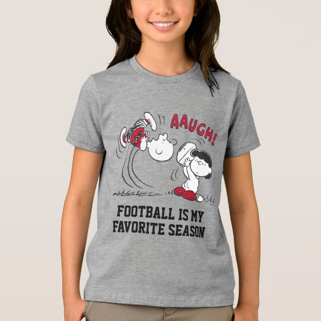 Camiseta Triblenda Lucy Trae El Camino Al Fútbol De Charlie Brown (Anverso)