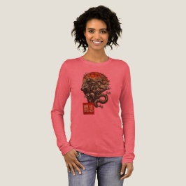 Camiseta Triblenda Luna de sangre Yokai - Arte japonés oscuro