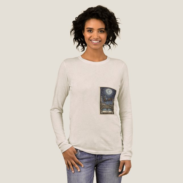 Camiseta Triblenda Luna Mystica: The Celestial Goddess Moon (Anverso Completo)