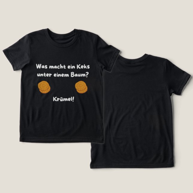 Camiseta Triblenda Lustiger Keks-Witz auf Deutsch – Für Kinder (Diseño Anverso y Reverso)