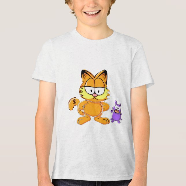 Camiseta Triblenda Lustikus – Der immer lustige Held mit Herz (Anverso)