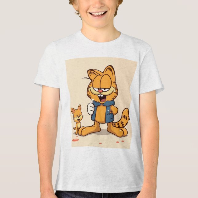 Camiseta Triblenda Lustikus – Der immer lustige Held mit Herz (Anverso)