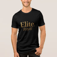 "Luxury Gold Foil Embossed T-Shirt – Elegant Metal