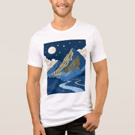 Camiseta Triblenda Luz de Luna en la Montaña