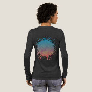 Camiseta Triblenda Luz de neón posterior