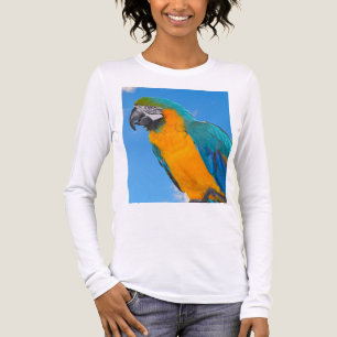 Camiseta Triblenda Macao azul y amarillo