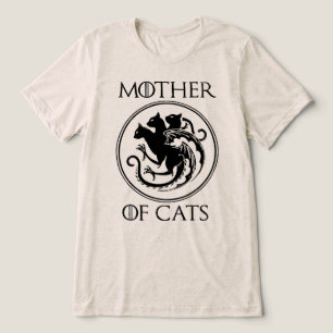 Camiseta Triblenda Madre De Gatos Cresta Mítica