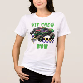 Camiseta Triblenda Madre del equipo de pits de Monster Jam Grave Digg