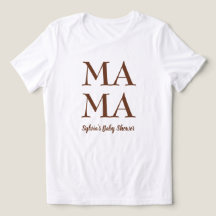Madre linda para ser camiseta de una mujer con duc