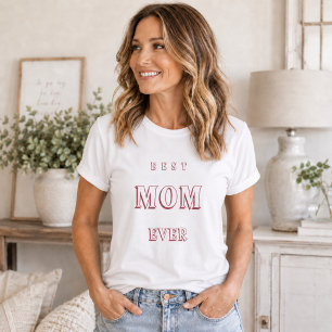 Camiseta Triblenda Madre mamá la mejor de todas rosa
