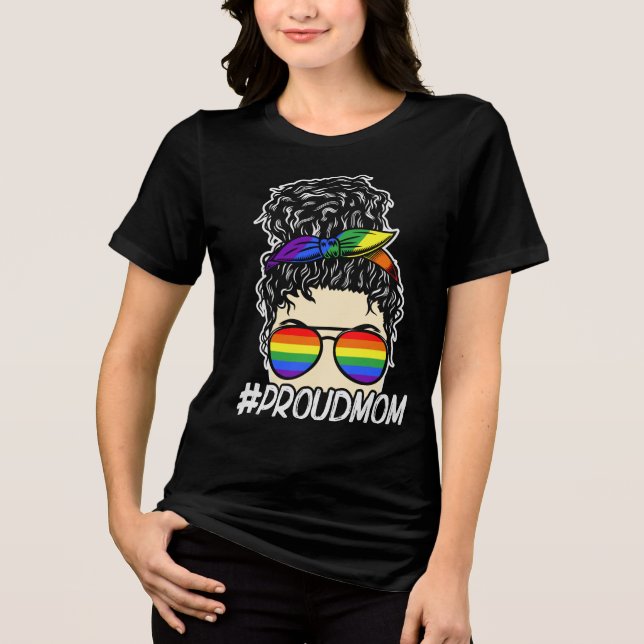 Camiseta Triblenda Madre orgullosa (Anverso)