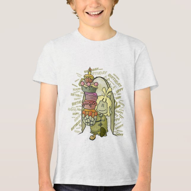 Camiseta Triblenda Mael - Happy Birthday  (Anverso)