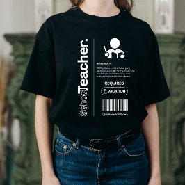 Camiseta Triblenda Maestro de Escuela – Humor Divertido de Trabajo, R