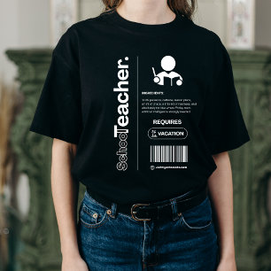 Camiseta Triblenda Maestro de Escuela – Humor Divertido de Trabajo, R