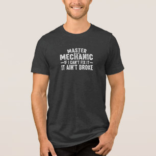 Camiseta Triblenda Maestro Mecánico Si No Puedo Arreglarlo No Está Ro