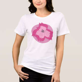 Camiseta Triblenda Magnolia rosa