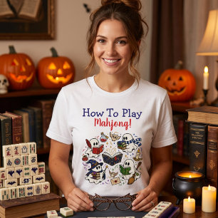 Camiseta Triblenda Mahjong de Halloween