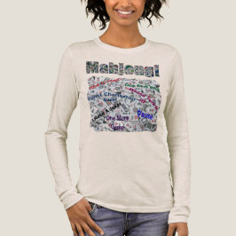 Camiseta Triblenda Mahjong Sayings Women's Long Sleeve T-Shirt 