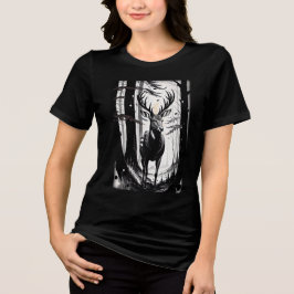 Camiseta Triblenda Majestad Silenciosa en el Bosque