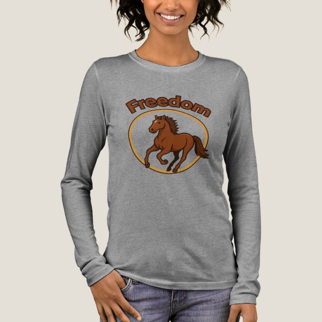 Camiseta Triblenda **Majestic Arabian Horse in the Golden Desert** (Anverso)