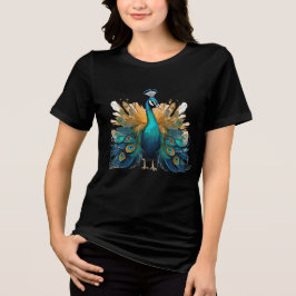 Camiseta Triblenda Majestic Full Peacock Display – Women’s Artistic S