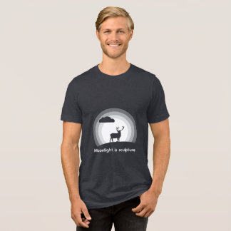 Camiseta Triblenda Majestic Stag Silhouette Under Lunar Light Style B