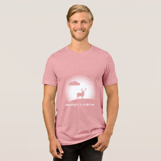 Camiseta Triblenda Majestic Stag Silhouette Under Lunar Light Style B
