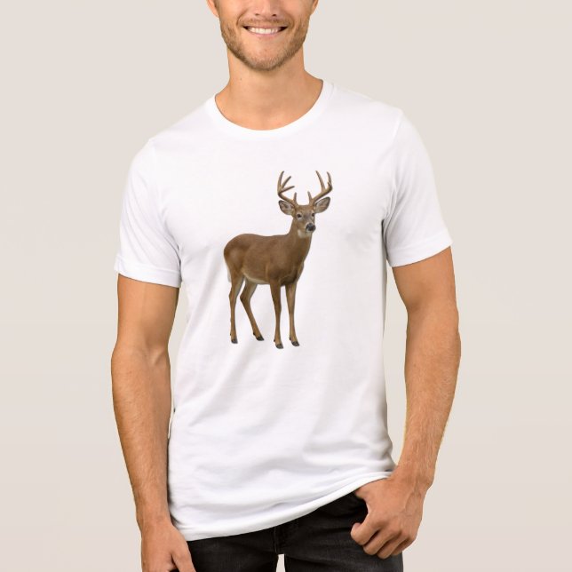 CAMISETA TRIBLENDA MAJESTIC WHITE-TAILED DEER. SAMER BRASIL (Anverso)