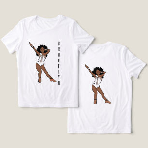 Camiseta Triblenda Majorette/ Bailarina Piedras Blancas A