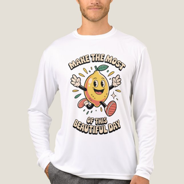 Camiseta Triblenda Make the Most – Lemon Power Men's (Anverso )