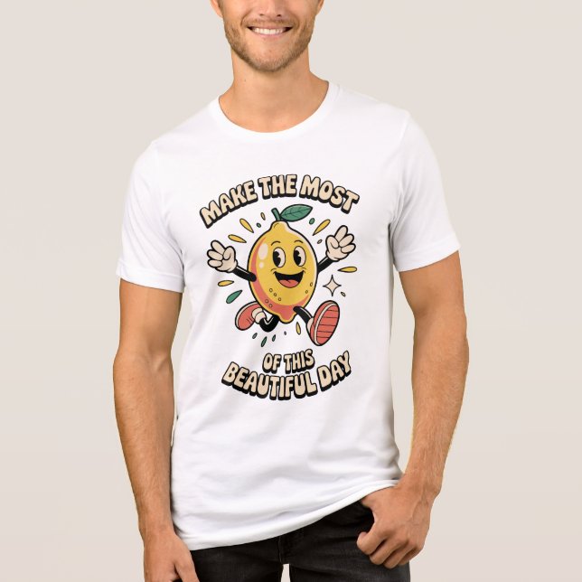 Camiseta Triblenda Make the Most – Lemon Power Men's (Anverso)