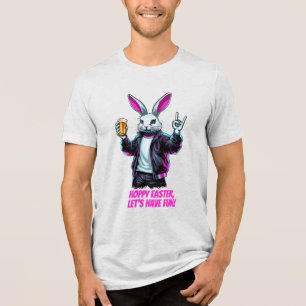 Camiseta Triblenda ¡Mala Conejo de Pascua! Semana Santa, ¡Divertiémon