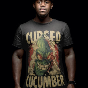 Camiseta Triblenda Maldito pepino divertido Halloween Cucumber Pun