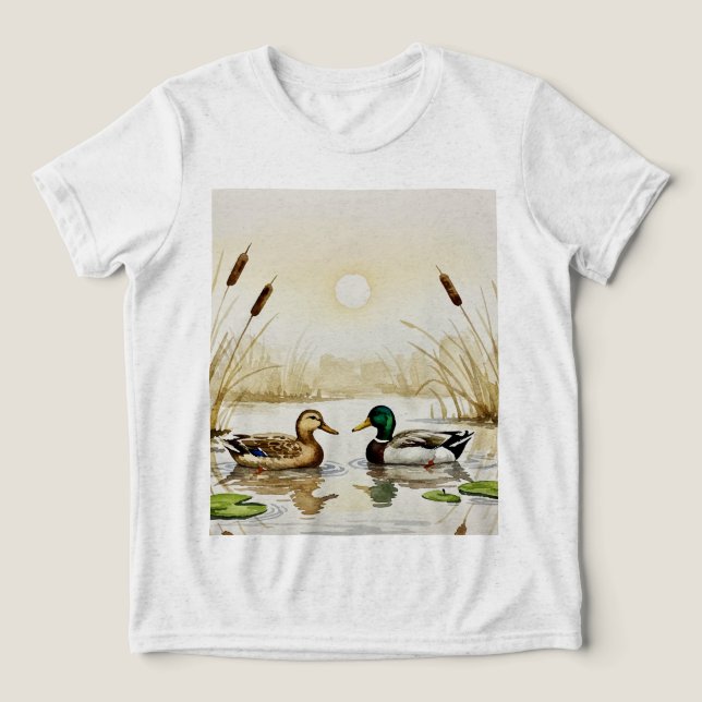 Camiseta Triblenda Mallard ducks (Diseño delantero )