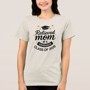 Camiseta Triblenda Mamá aliviada del graduado divertida graduación 20