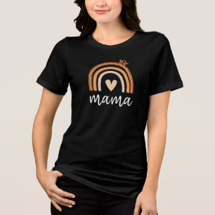 Camiseta Triblenda Mamá arcoíris orgánico estético