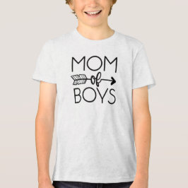 Camiseta Triblenda Mamá de Boys Tee - ¡Orgulloso y Elegante!