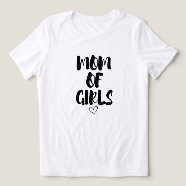 Camiseta Triblenda Mamá de Chicas con camiseta de Día de la Madre de  (Diseño delantero )