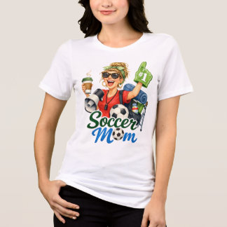 Camiseta Triblenda Mamá de fútbol divertida