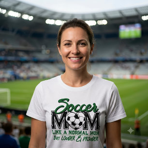 Camiseta Triblenda Mamá de fútbol divertida más fuerte y orgullosa eq