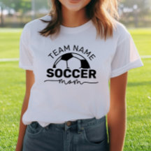 Mamá de Fútbol Nombre del Equipo Personalizado Núm