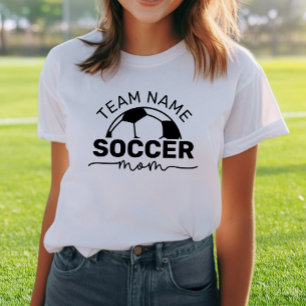 Camiseta Triblenda Mamá de Fútbol Nombre del Equipo Personalizado Núm
