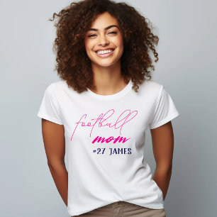 Camiseta Triblenda Mamá de Fútbol Personalizada y Adorable