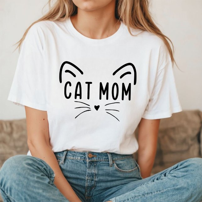 Camiseta Triblenda Mamá de gato | Un gato divertido, mamá (Subido por el creador)