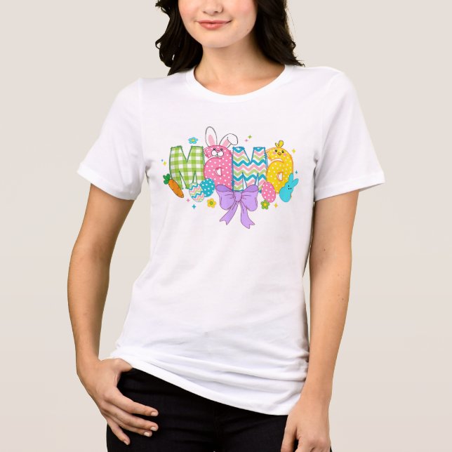 Camiseta Triblenda Mamá de la Pascua (Anverso)