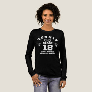 Camiseta Triblenda Mamá de tenis divertida deportes establecida en 20